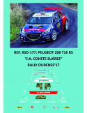 Peugeot 208 T16 R5 - J.A. Suárez "Cohete" - Rally de Ourense 2017