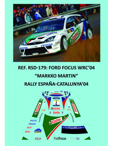 Ford Focus WRC'04 - Markko Martin - Rally España-Catalunya 2004