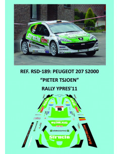 Peugeot 207 S2000 - Pieter Tsjoen - Rally de Ypres 2011