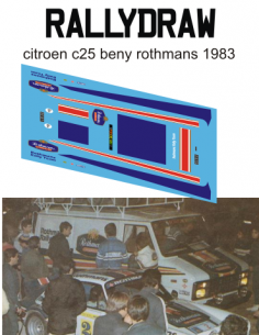 Citroen C25 Rothmans Rally Team Beny-Vara Fallas 1983