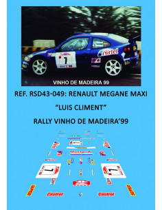 Renault Megane Maxi - Luis Climent - Rally Vinho de Madeira 1999