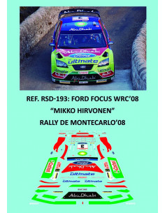 Ford Focus WRC'08 - Mikko Hirvonen - Rally de Montecarlo 2008