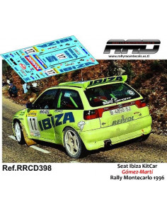 Seat Ibiza kitcar Gomez-Marti Rally Montecarlo 1997