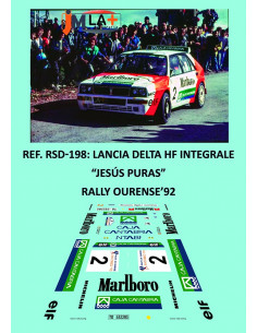 Lancia Delta HF Integrale - Jesús Puras - Rally de Ourense 1992