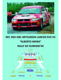 Mitsubishi Lancer Evo VII - Alberto Meira - Rally de Ourense'04