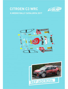 Citroen C3 WRC K.Meeke Rally Catalunya 2017t